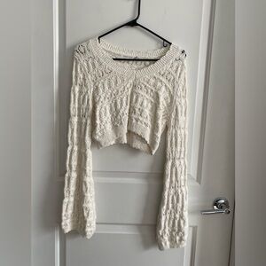 Altar'd State Cream Knit Sweater